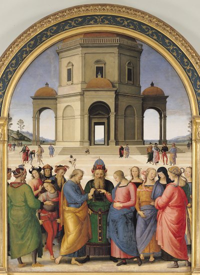 The Marriage of the Virgin, 1500-04 by Pietro Perugino